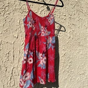 American eagle cut out floral sun dress